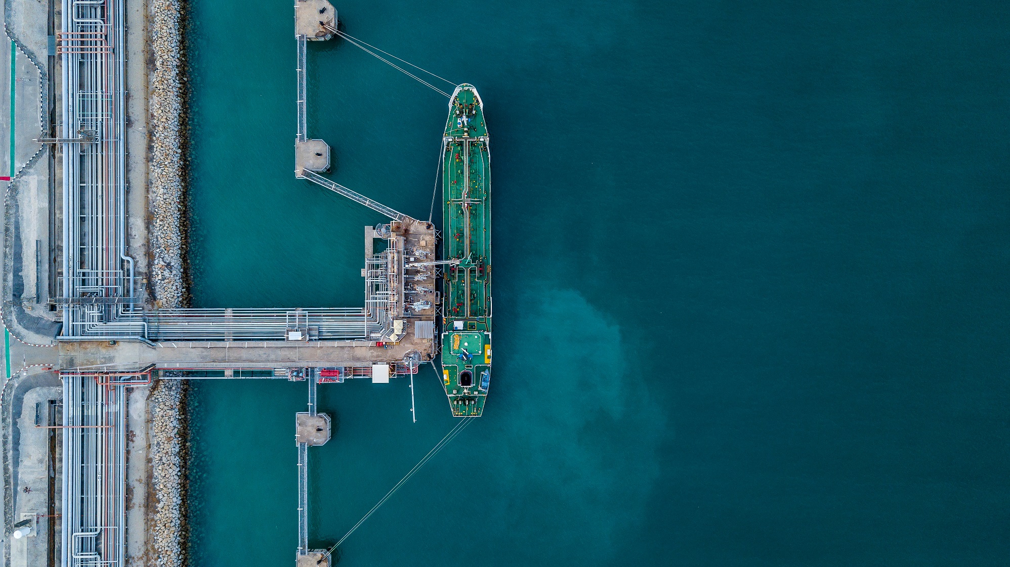 marine vessel at jetty